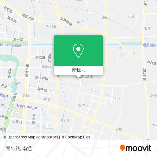 青年路地图
