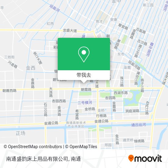 南通盛韵床上用品有限公司地图