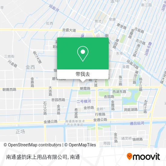 南通盛韵床上用品有限公司地图