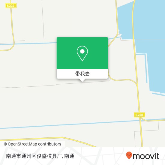 南通市通州区俊盛模具厂地图