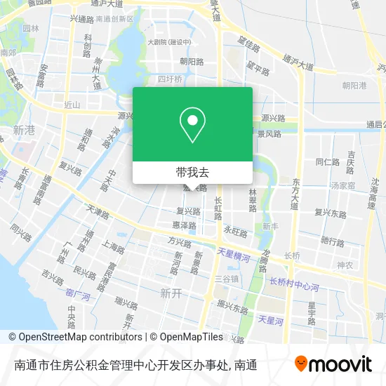 南通市住房公积金管理中心开发区办事处地图
