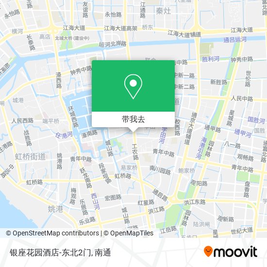 银座花园酒店-东北2门地图