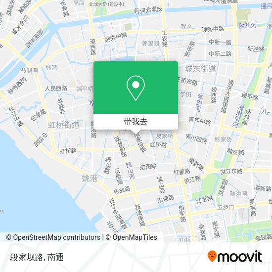 段家坝路地图