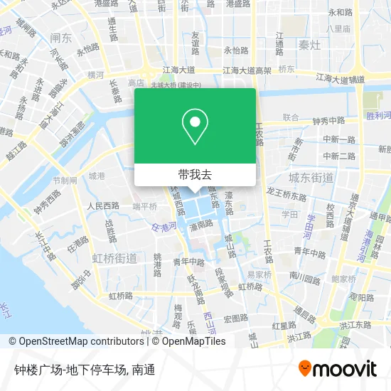 钟楼广场-地下停车场地图