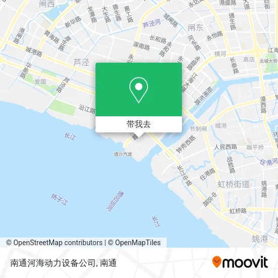 南通河海动力设备公司地图