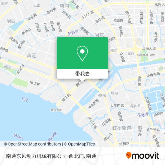 南通东风动力机械有限公司-西北门地图