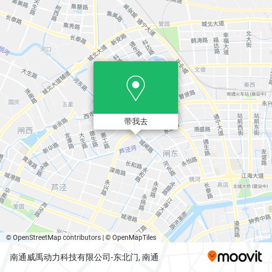 南通威禹动力科技有限公司-东北门地图