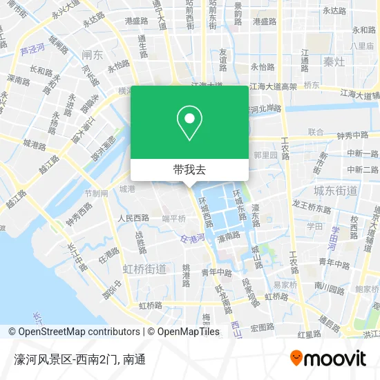 濠河风景区-西南2门地图