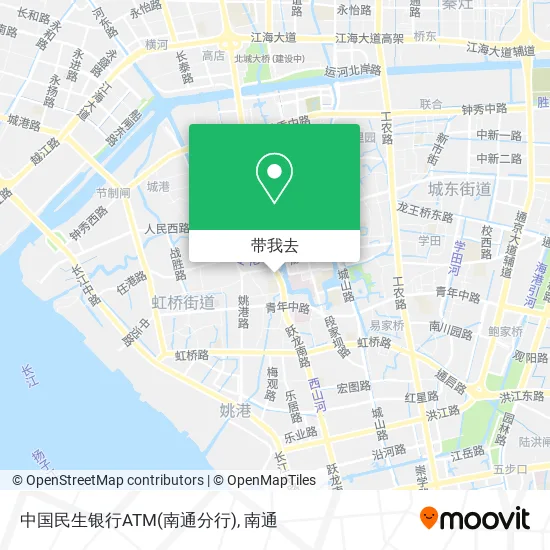 中国民生银行ATM(南通分行)地图