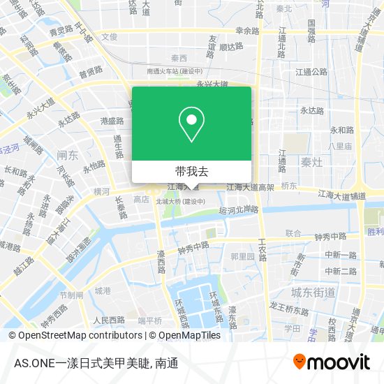 AS.ONE一漾日式美甲美睫地图