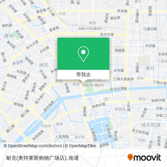 耐克(奥特莱斯购物广场店)地图