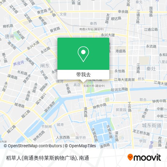 稻草人(南通奥特莱斯购物广场)地图