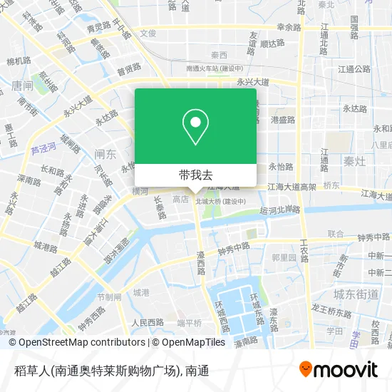 稻草人(南通奥特莱斯购物广场)地图