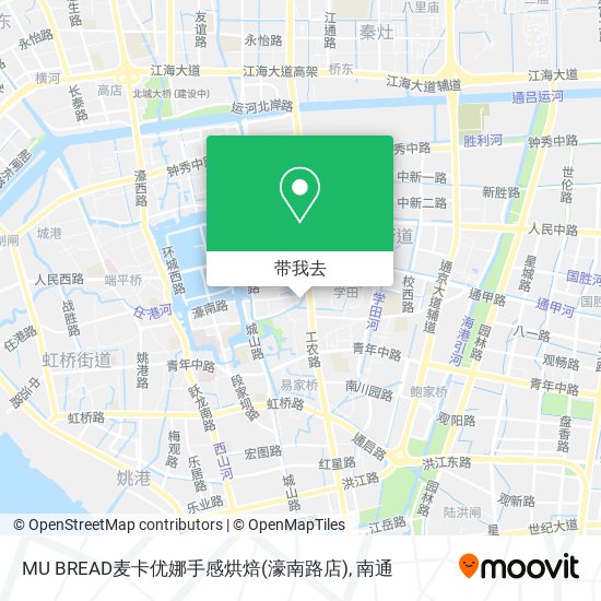 MU BREAD麦卡优娜手感烘焙(濠南路店)地图