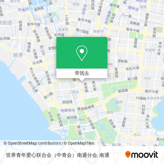 世界青年爱心联合会（中青会）南通分会地图