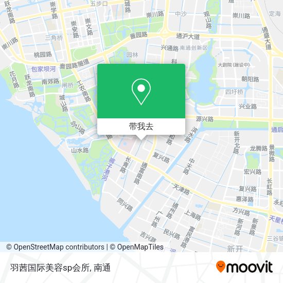羽茜国际美容sp会所地图