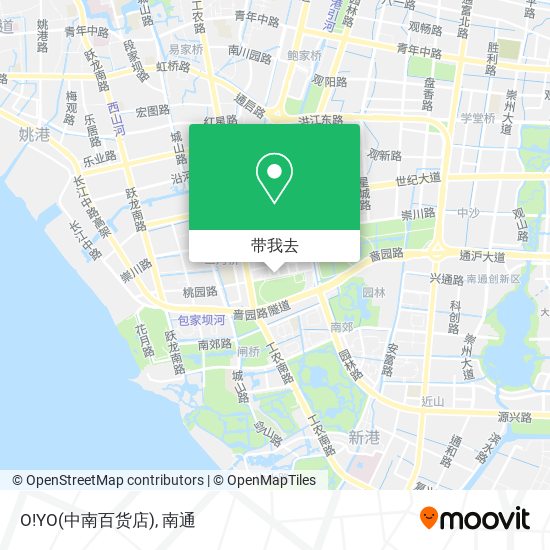 O!YO(中南百货店)地图