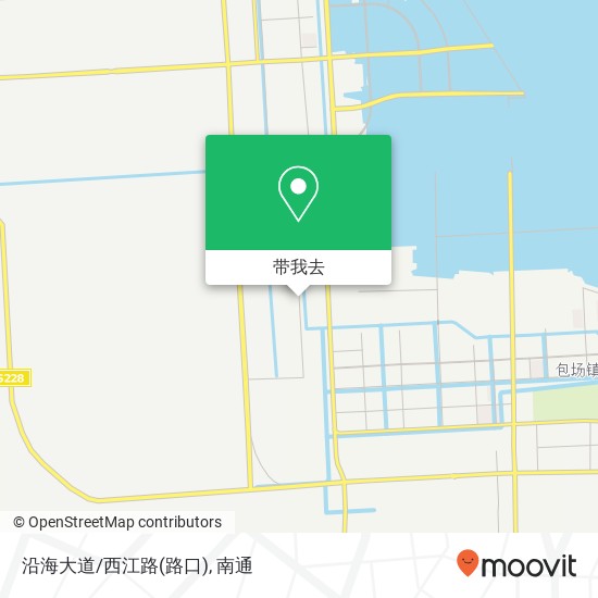 沿海大道/西江路(路口)地图