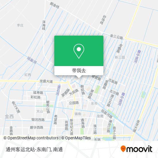 通州客运北站-东南门地图
