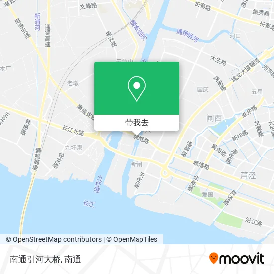 南通引河大桥地图