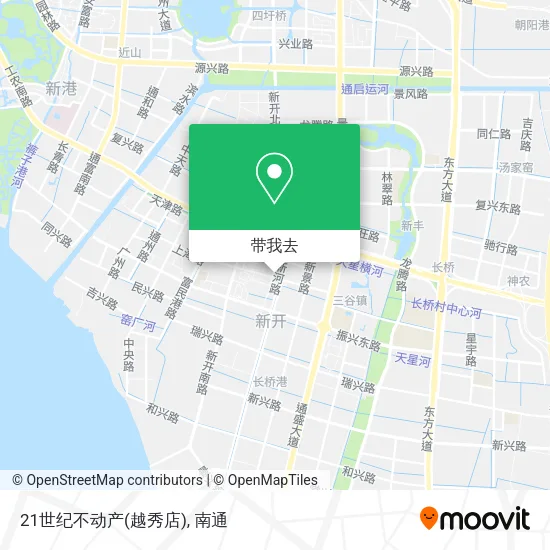 21世纪不动产(越秀店)地图
