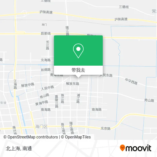 北上海地图