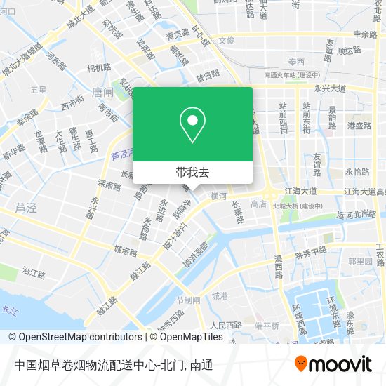 中国烟草卷烟物流配送中心-北门地图