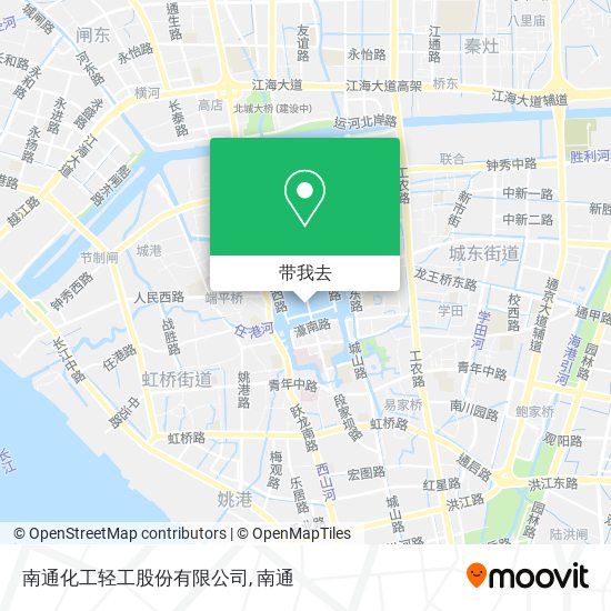南通化工轻工股份有限公司地图