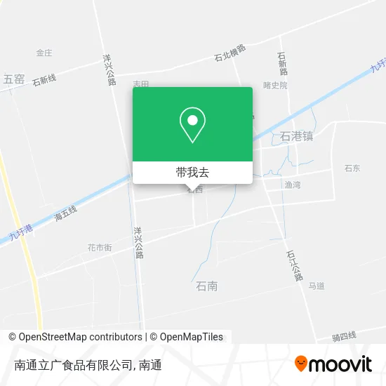 南通立广食品有限公司地图