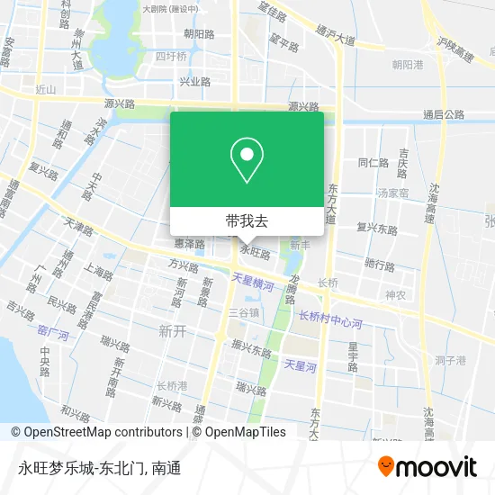 永旺梦乐城-东北门地图