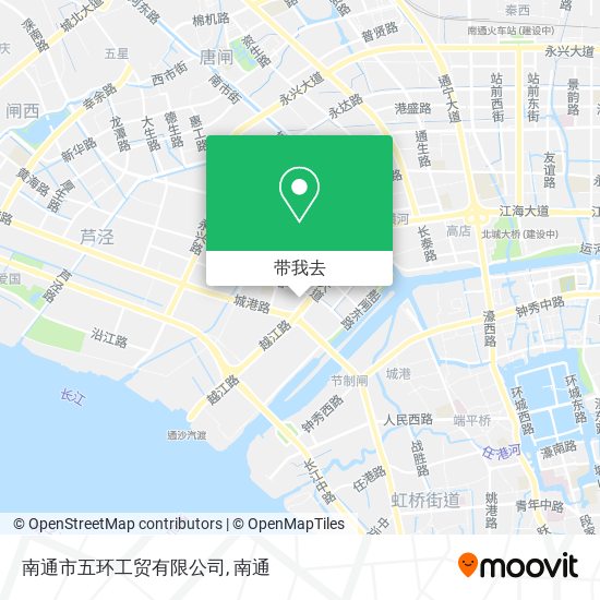 南通市五环工贸有限公司地图