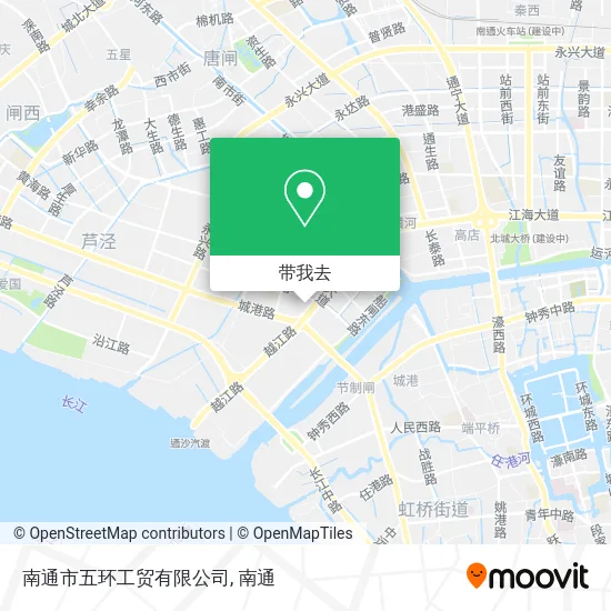 南通市五环工贸有限公司地图