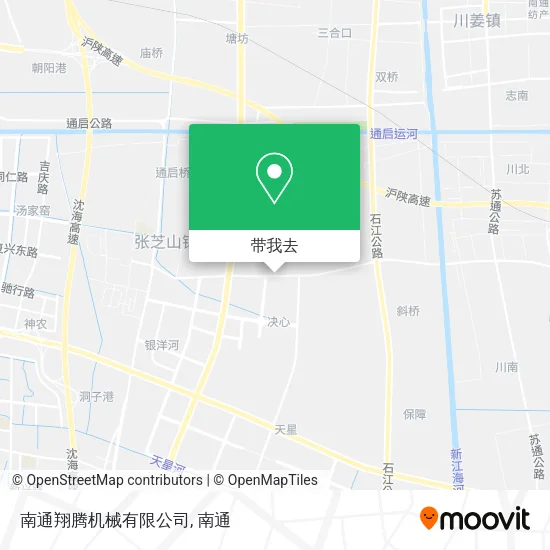 南通翔腾机械有限公司地图