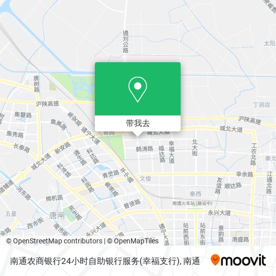 南通农商银行24小时自助银行服务(幸福支行)地图
