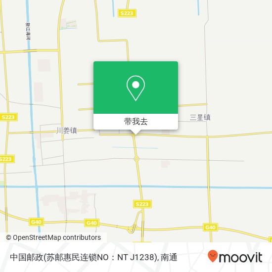 中国邮政(苏邮惠民连锁NO：NT J1238)地图