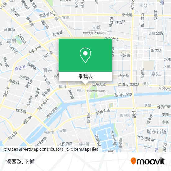 濠西路地图