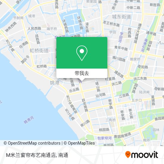 M米兰窗帘布艺南通店地图