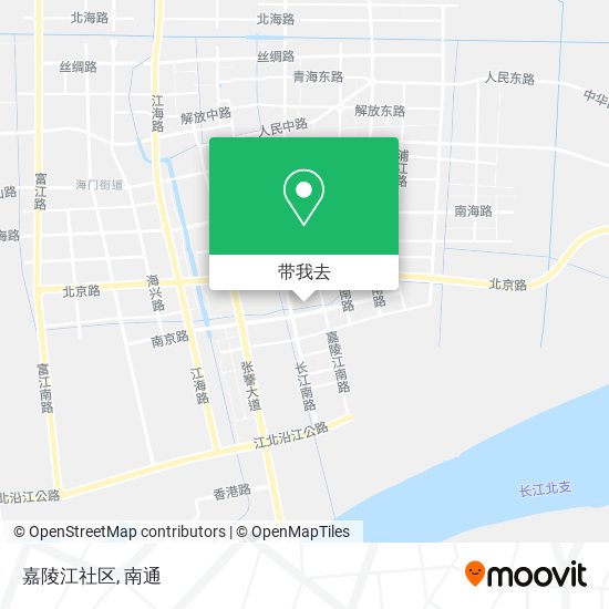 嘉陵江社区地图