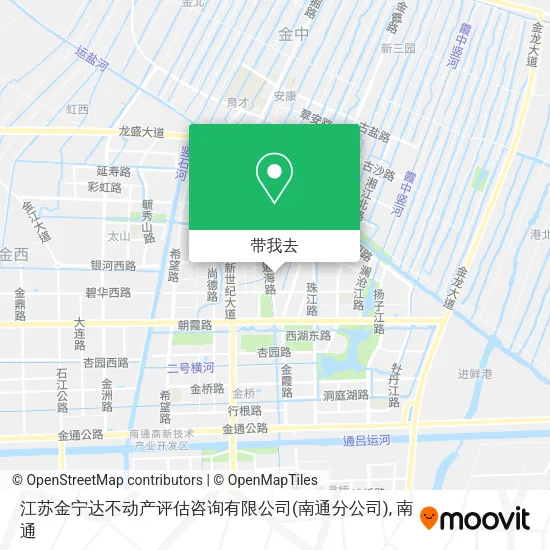 江苏金宁达不动产评估咨询有限公司(南通分公司)地图