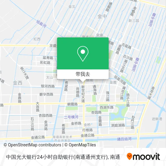 中国光大银行24小时自助银行(南通通州支行)地图