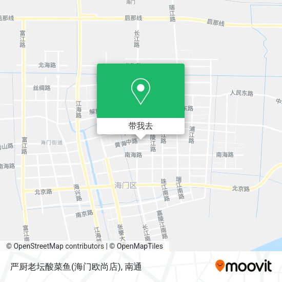 严厨老坛酸菜鱼(海门欧尚店)地图