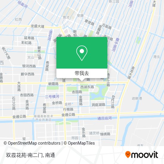 双霞花苑-南二门地图