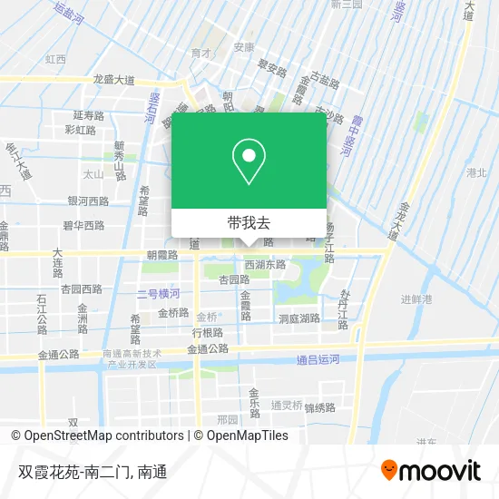 双霞花苑-南二门地图