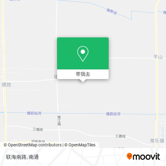 联海南路地图