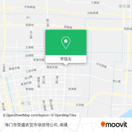 海门市荣盛农贸市场管理公司地图