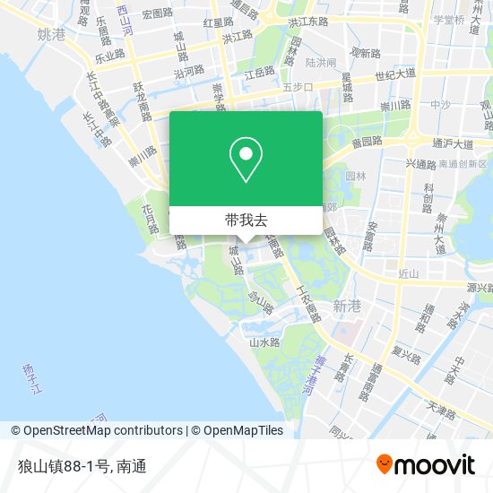 狼山镇88-1号地图