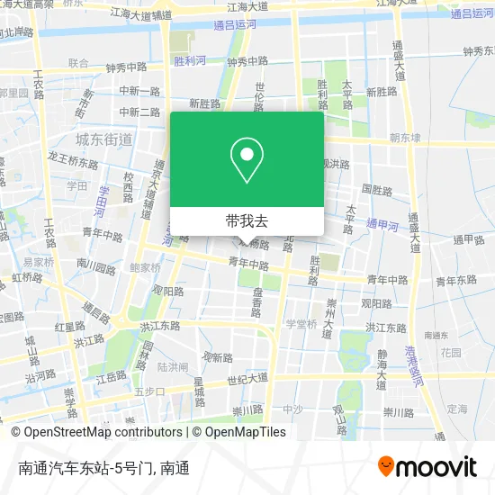 南通汽车东站-5号门地图