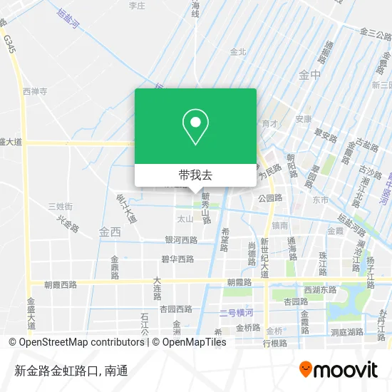 新金路金虹路口地图