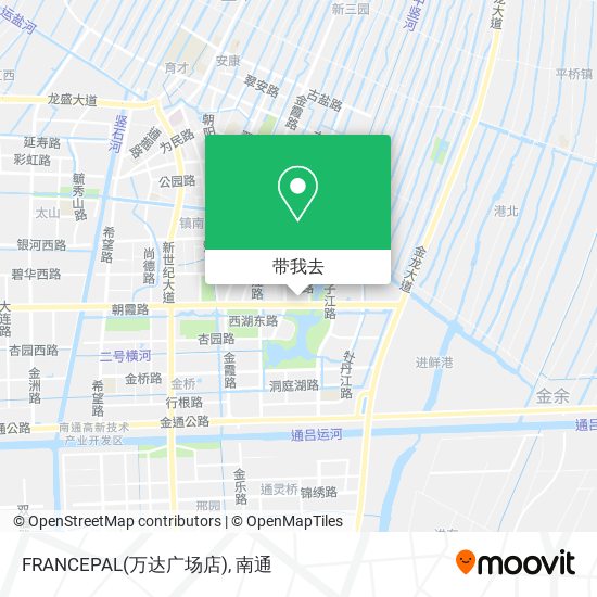 FRANCEPAL(万达广场店)地图