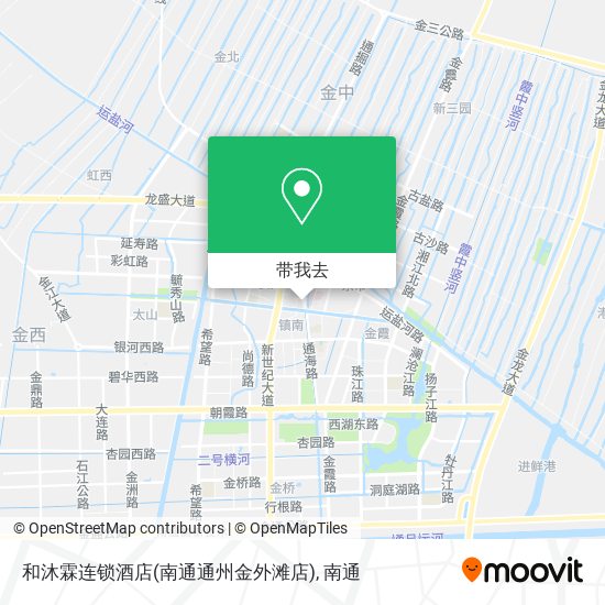 和沐霖连锁酒店(南通通州金外滩店)地图